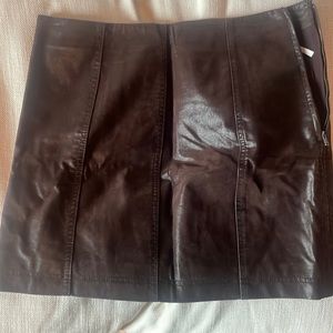 Free People Mini Vegan Suede Skirt